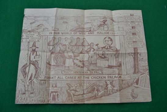 Propaganda/ advertising leaflet.