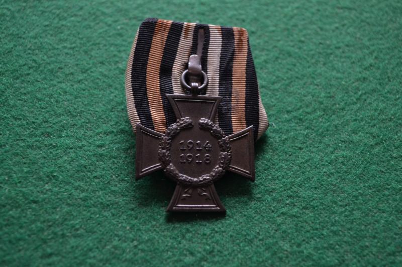 Cross of Honour Without Swords.