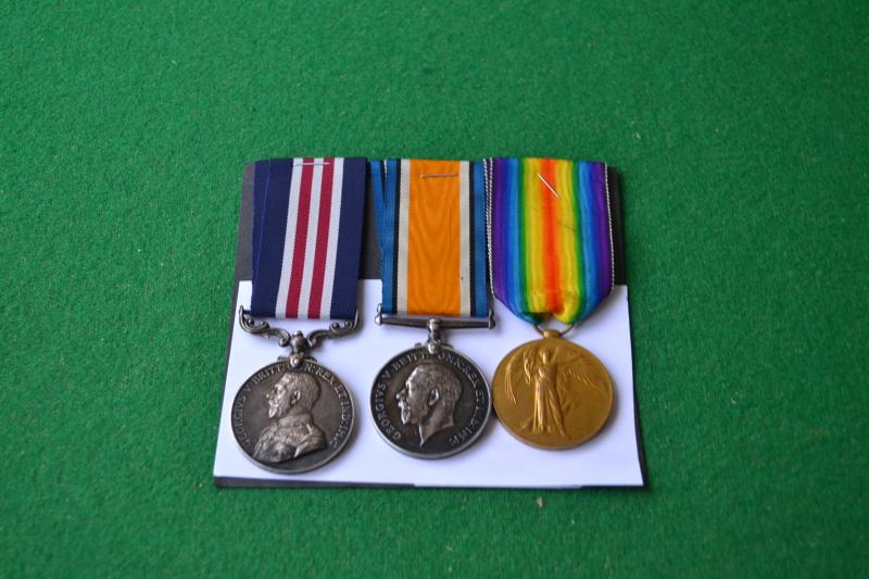Military Medal Trio.