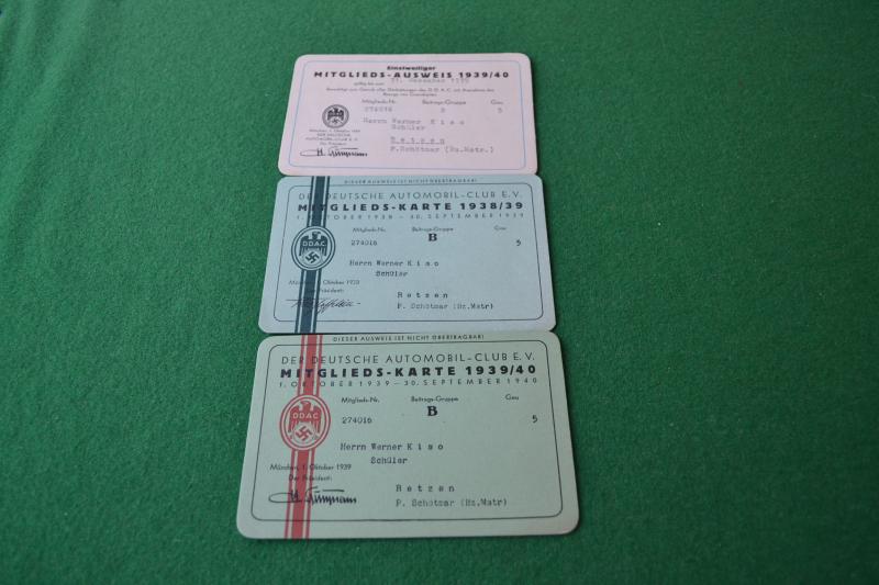 DDAC Membership Cards.