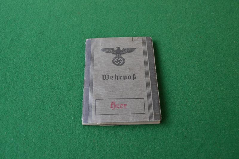 Army Wehrpass.